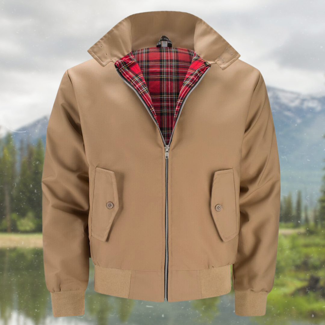 Harrison Men's Harrington Jacket | High-Quality Fabric, Casual Fit 10