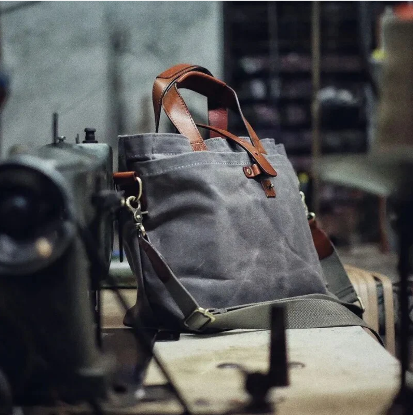 Haven Waxed Canvas Tote Bag | Durable & Lightweight 1