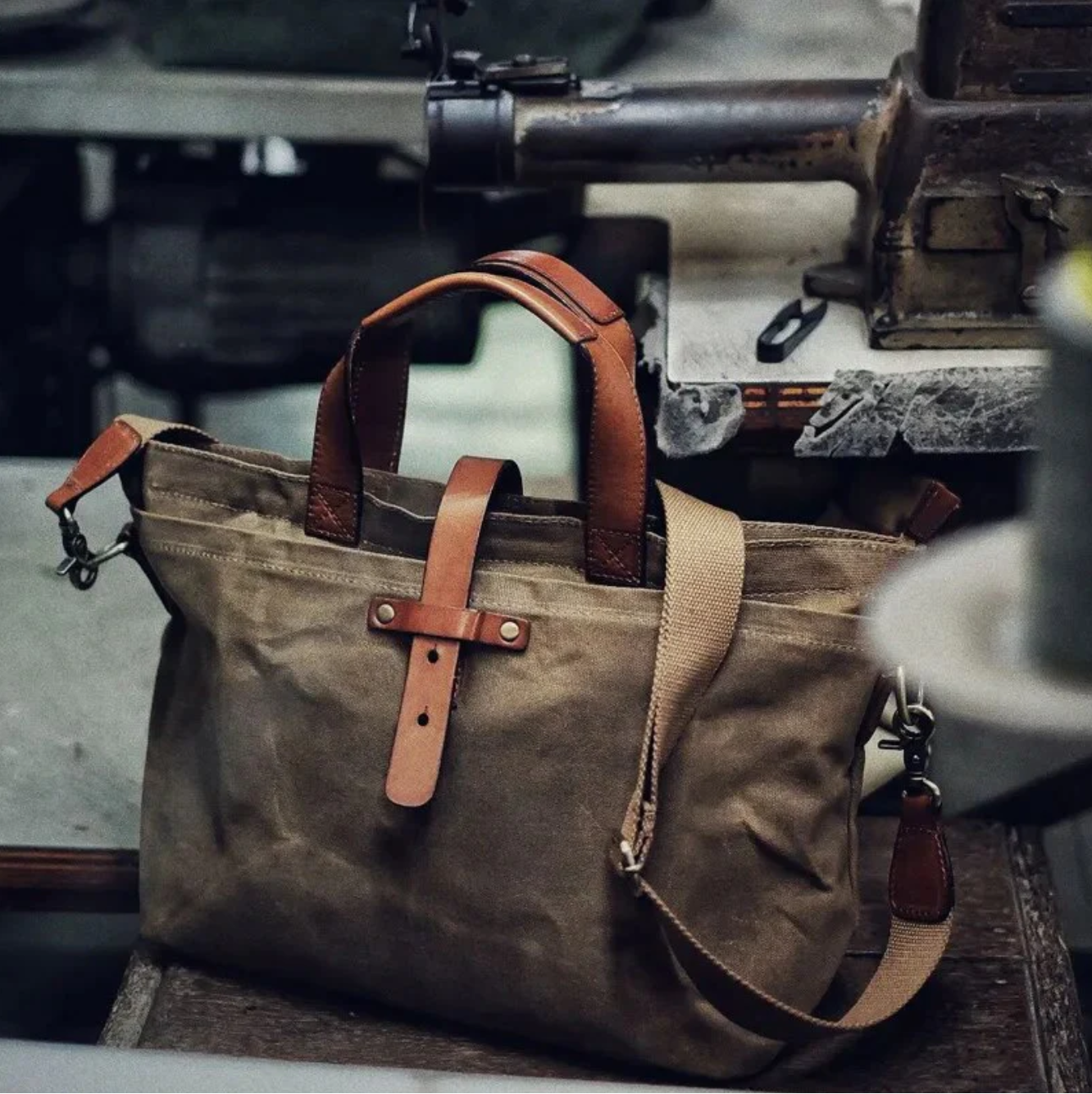 Haven Waxed Canvas Tote Bag | Durable & Lightweight 4