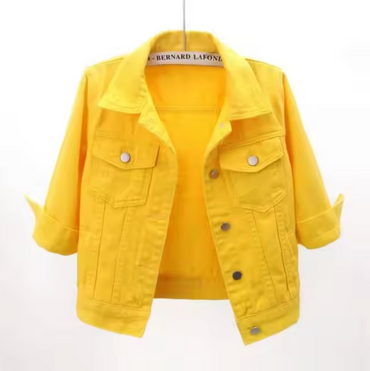 Haven Women's Denim Jacket | Colorful Design, Casual Style 0