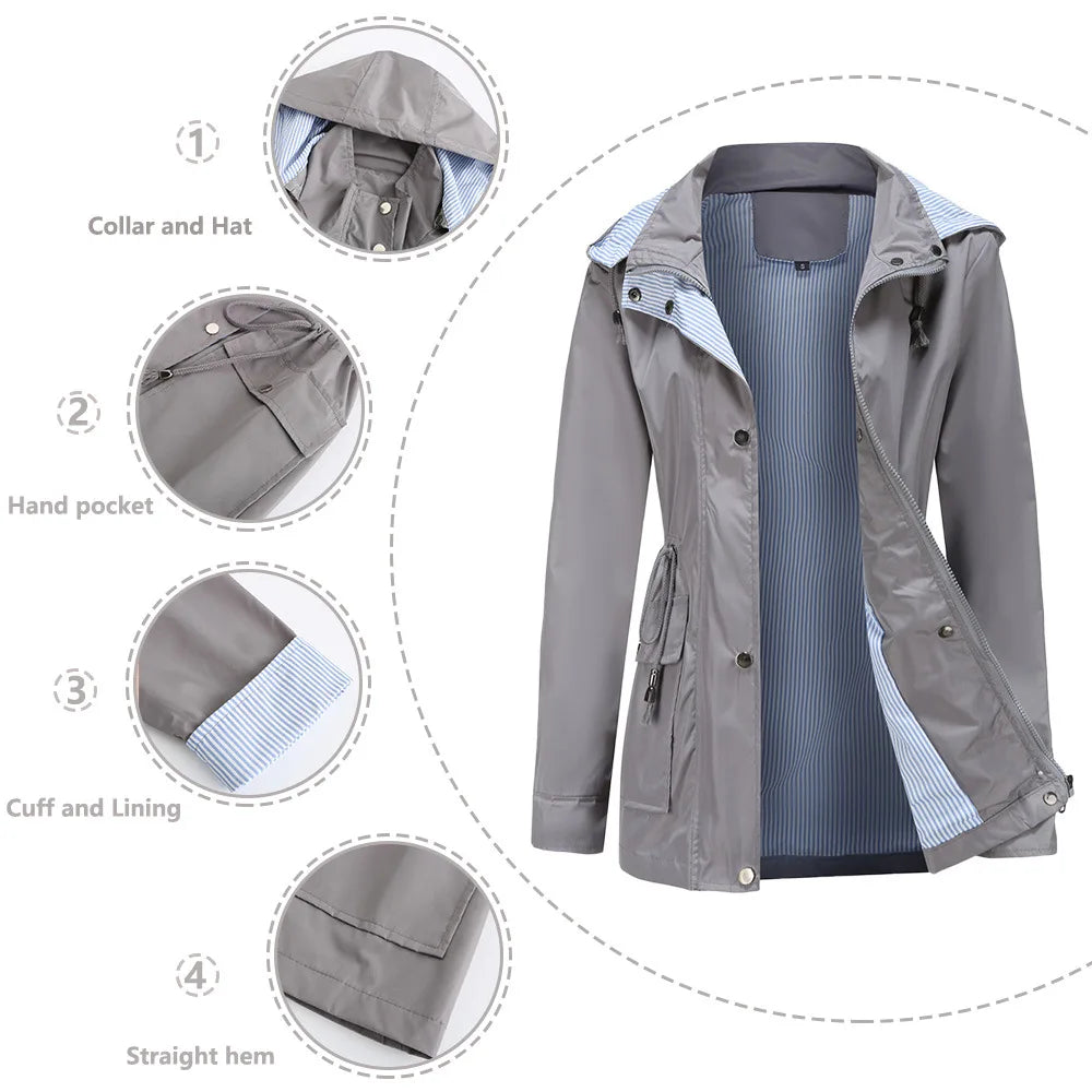 Haven Youth Windbreaker Jacket | Water-Repellent, Slim Fit 4