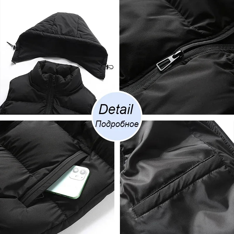 Hector Men's Jacket | Premium Fabric, Detachable Hood 4