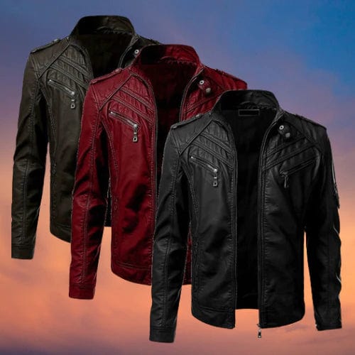 Hector Men's Jacket | Premium Leather, Classic Motorcycle Style 2