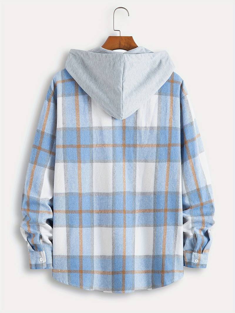 Hector Men's Jacket | Timeless Check Pattern, Adjustable Fit, Winter Essential 4