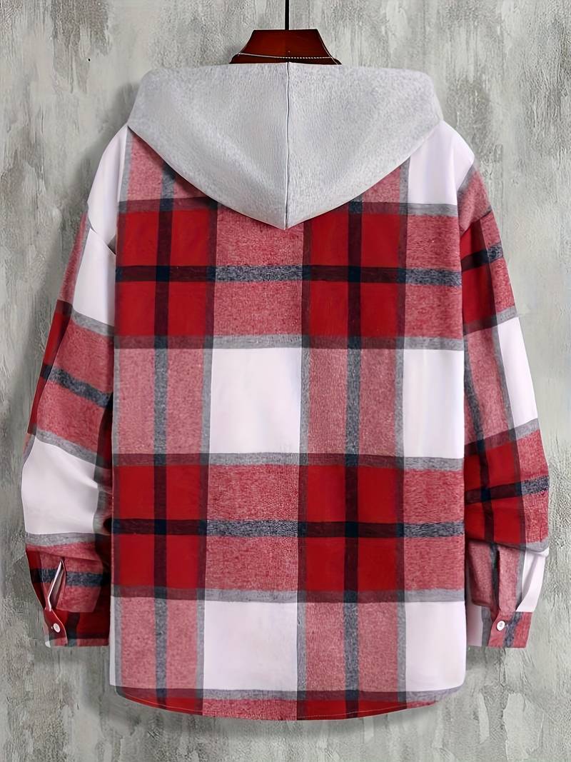 Hector Men's Jacket | Timeless Check Pattern, Adjustable Fit, Winter Essential 5