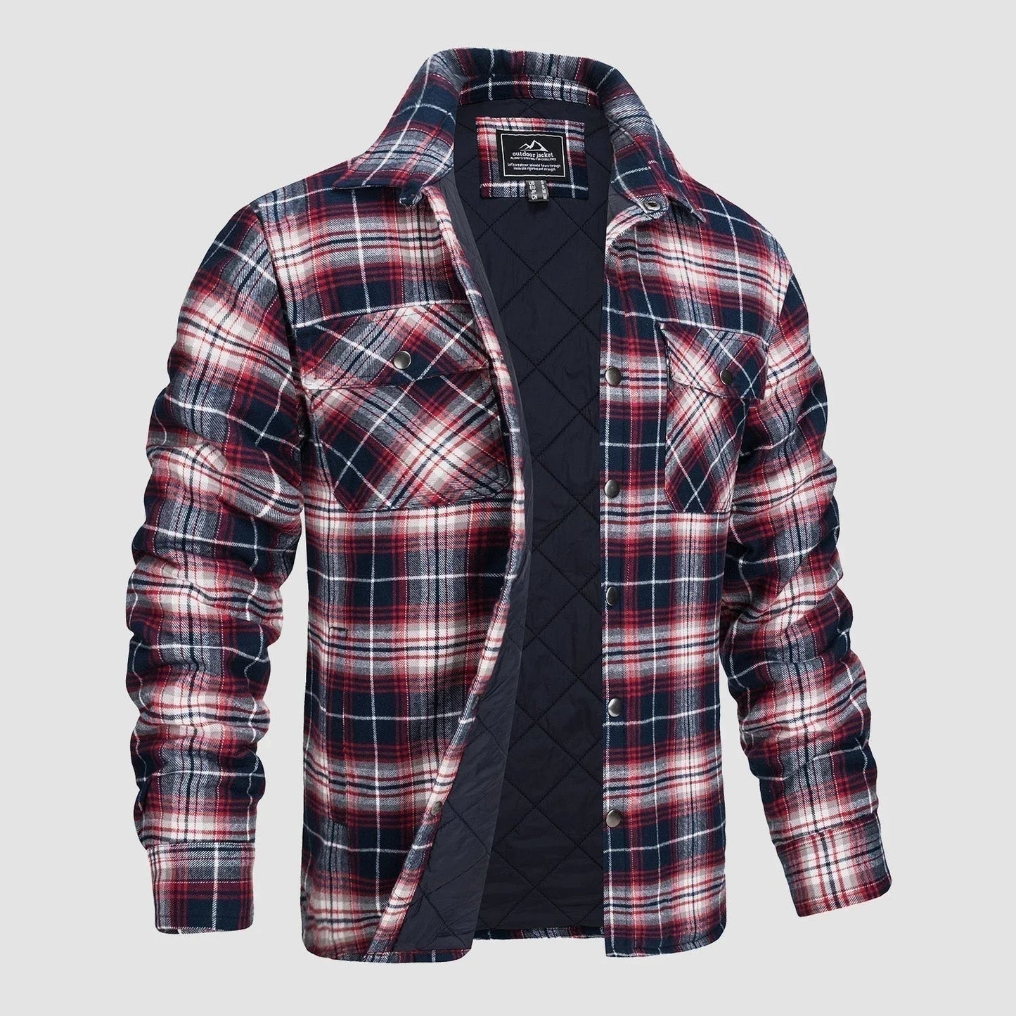 Hector Men's Striped Flannel Jacket | Soft Fabric, Versatile Style 3