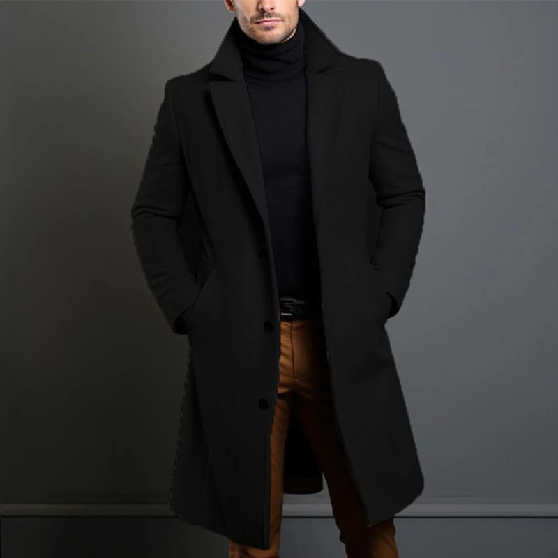 Hector Men's Trench Coat | Durable Fabric, Casual Elegance 0