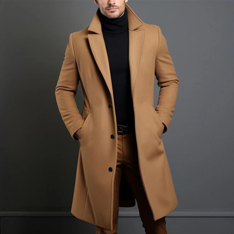 Hector Men's Trench Coat | Durable Fabric, Casual Elegance 1