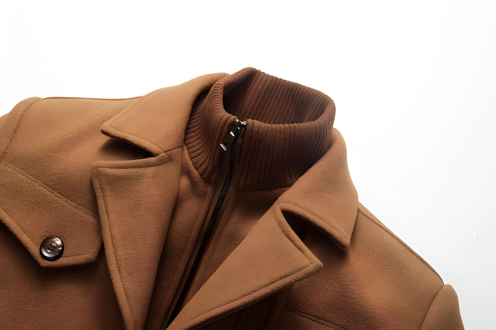 Hector Men's Winter Jacket | Tailored Wool Blend, Casual Style 3