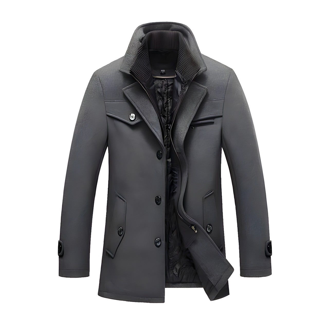 Hector Men's Winter Jacket | Tailored Wool Blend, Casual Style 4