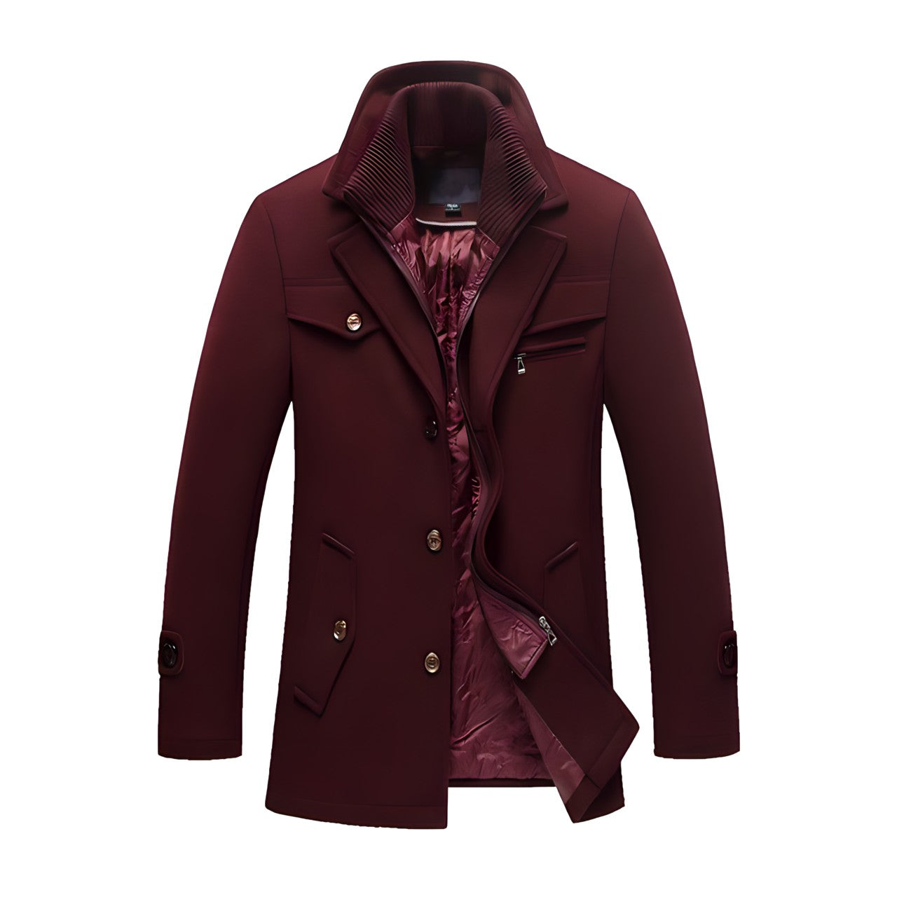 Hector Men's Winter Jacket | Tailored Wool Blend, Casual Style 5