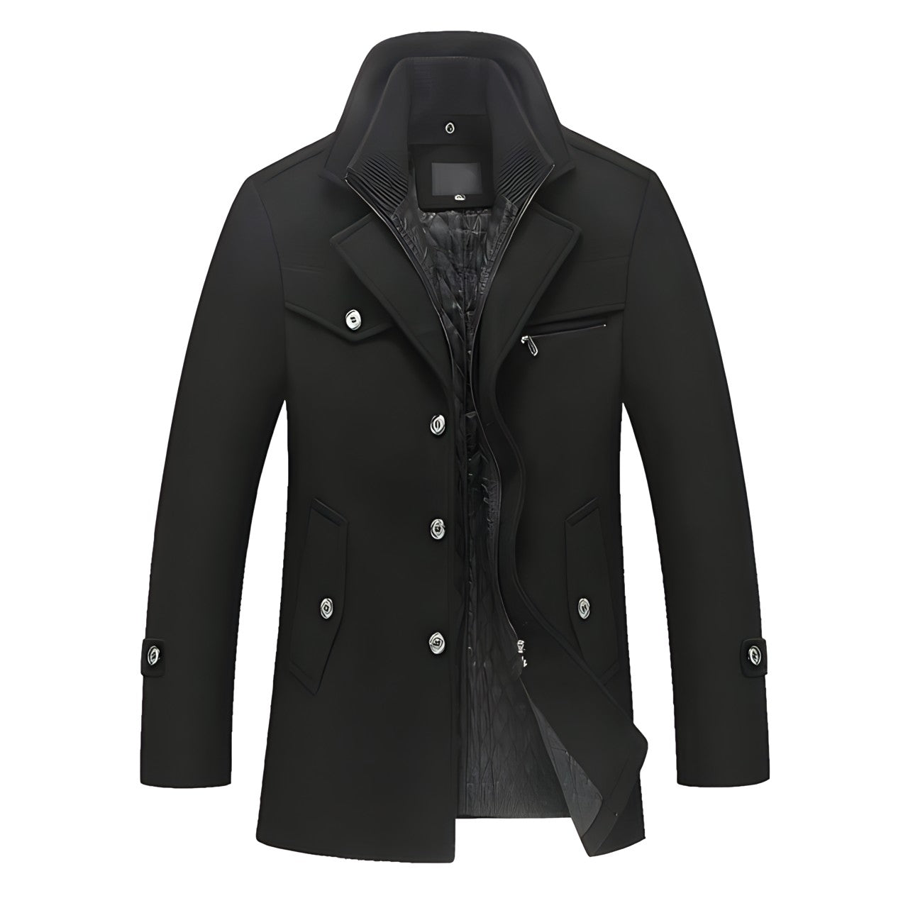 Hector Men's Winter Jacket | Tailored Wool Blend, Casual Style 6