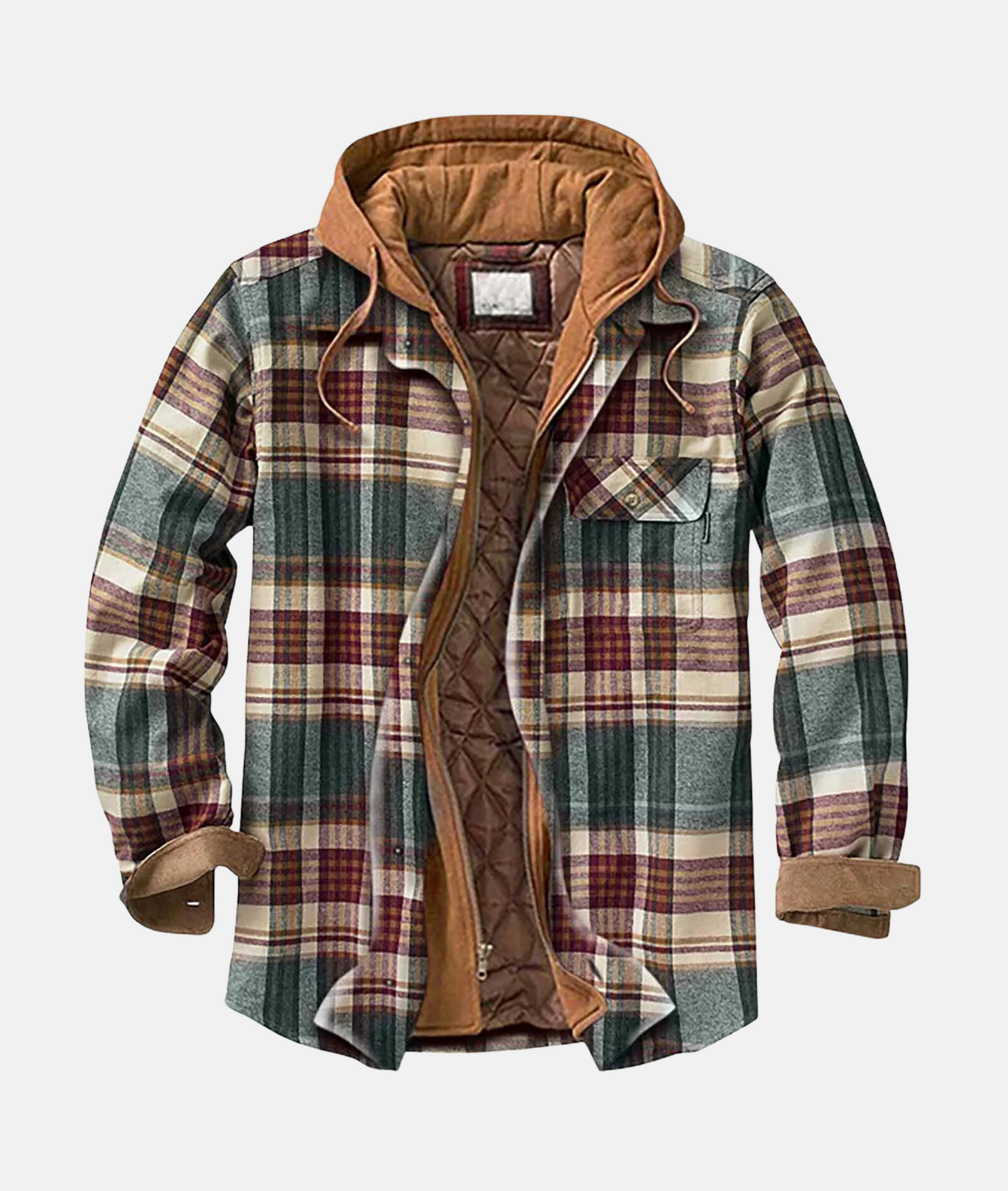 Hendrick Men's Flannel Shirt | High-Quality Insulation, Casual & Formal 1