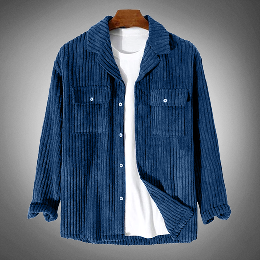 Hendrick Men's Overshirt | Premium Corduroy, Casual Chic 0