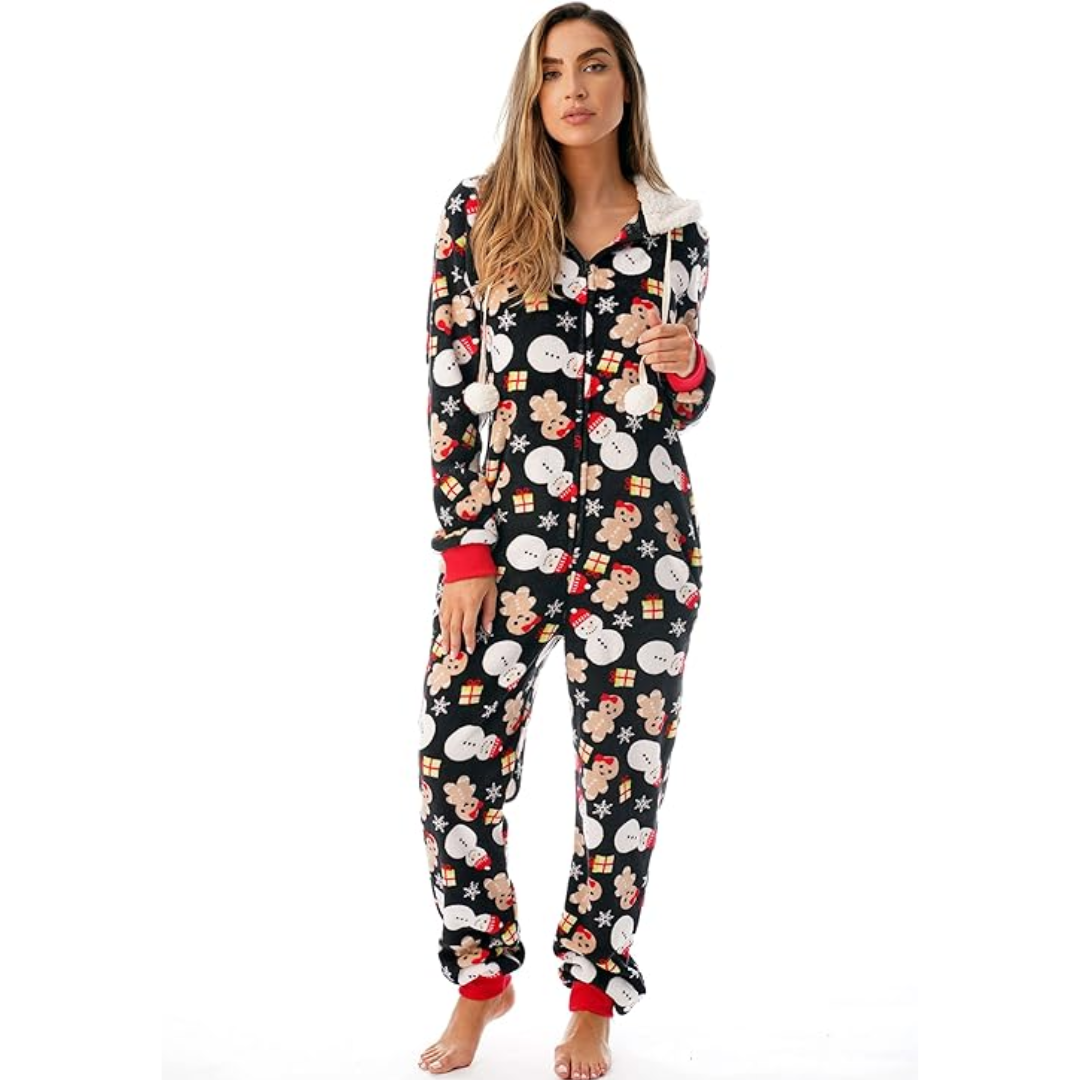 Holly Women's Christmas Onesie | Ultra Soft Fabric, Cheerful Design 0