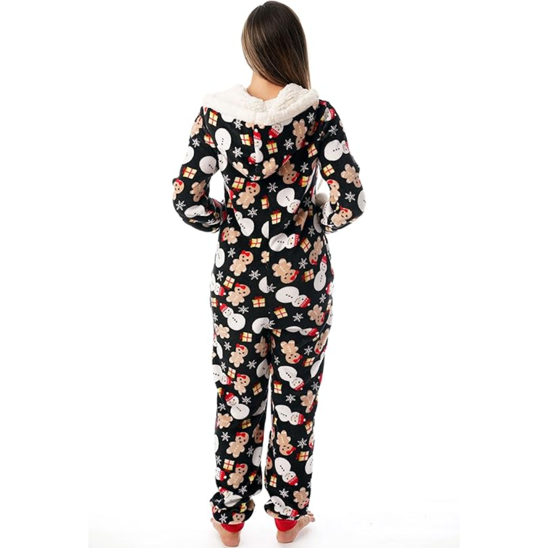Holly Women's Christmas Onesie | Ultra Soft Fabric, Cheerful Design 3