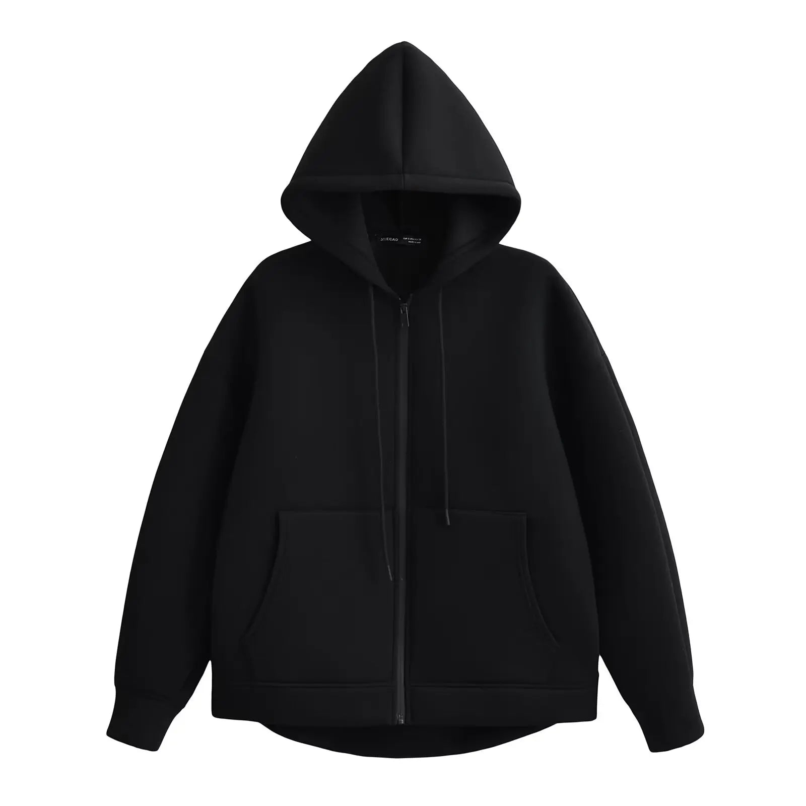 Holly Women's Winter Coat | Grey Long Zipper with Hood, Comfortable and Stylish 0