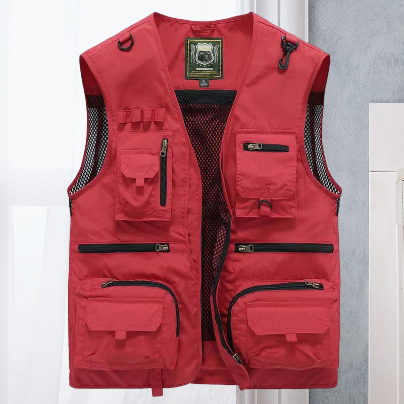 Horizon Men's Tactical Outdoor Vest | Versatile Design with Multiple Pockets 2