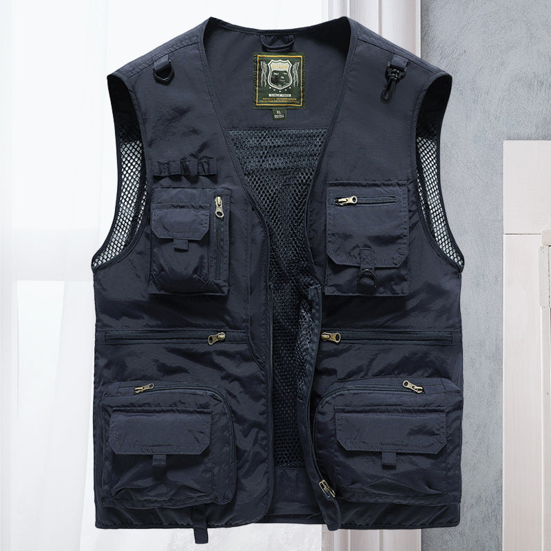 Horizon Men's Tactical Outdoor Vest | Versatile Design with Multiple Pockets 4