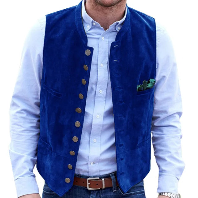 Horizon Steampunk Utility Vest | Soft Imitation Suede 10