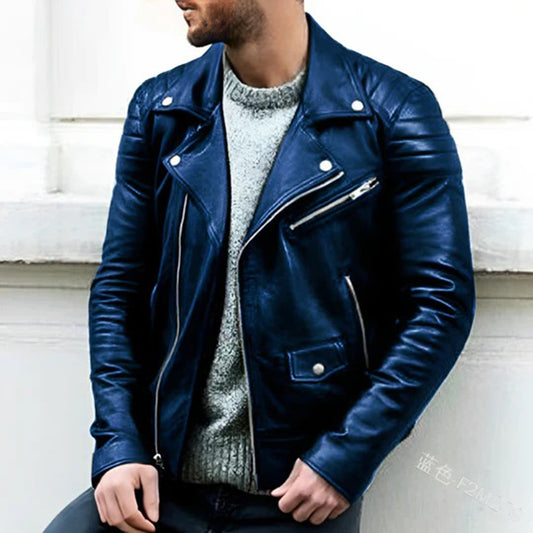 Hugo Men's Biker Jacket | Premium Leather, Stylish Fit 1