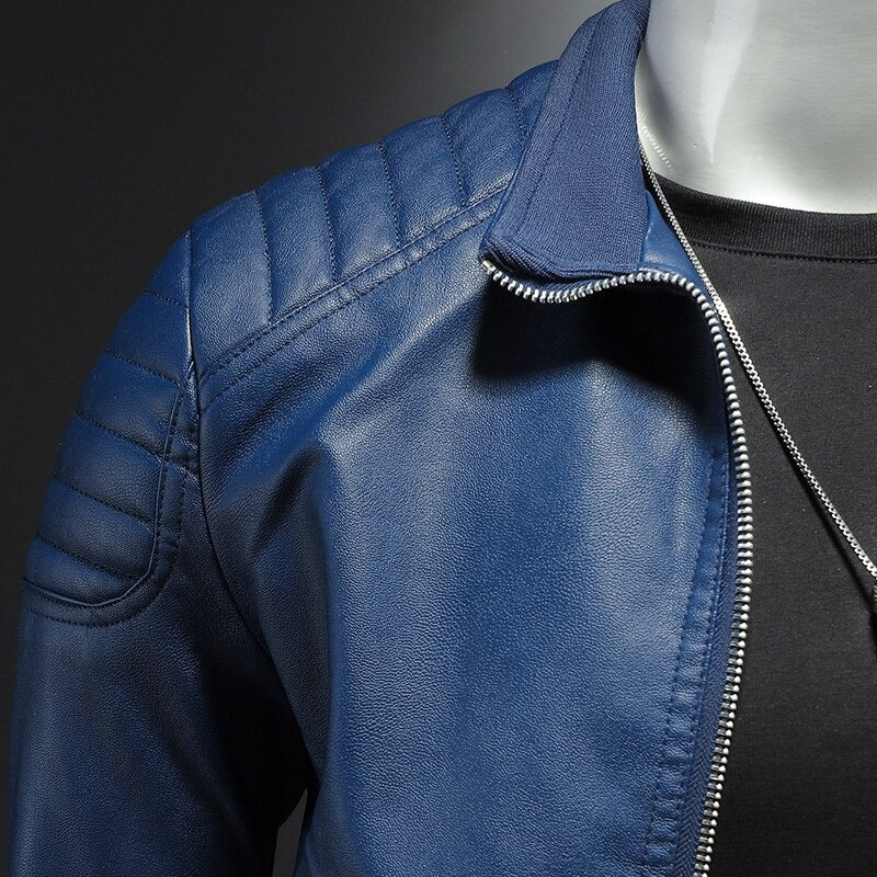 Hugo Men's Biker Jacket | Premium PU, Stylish & Durable 1