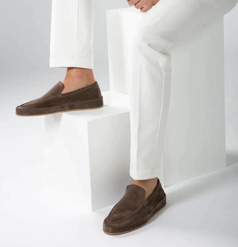 Hugo Men's Loafers | Comfortable Fit, Timeless Beige Design 3