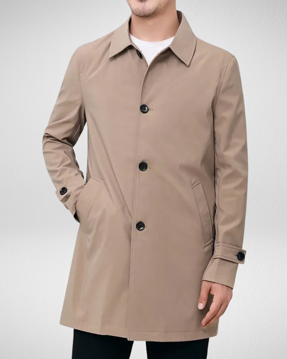 Hugo Men's Overcoat | Water-Repellent, Stylish 4