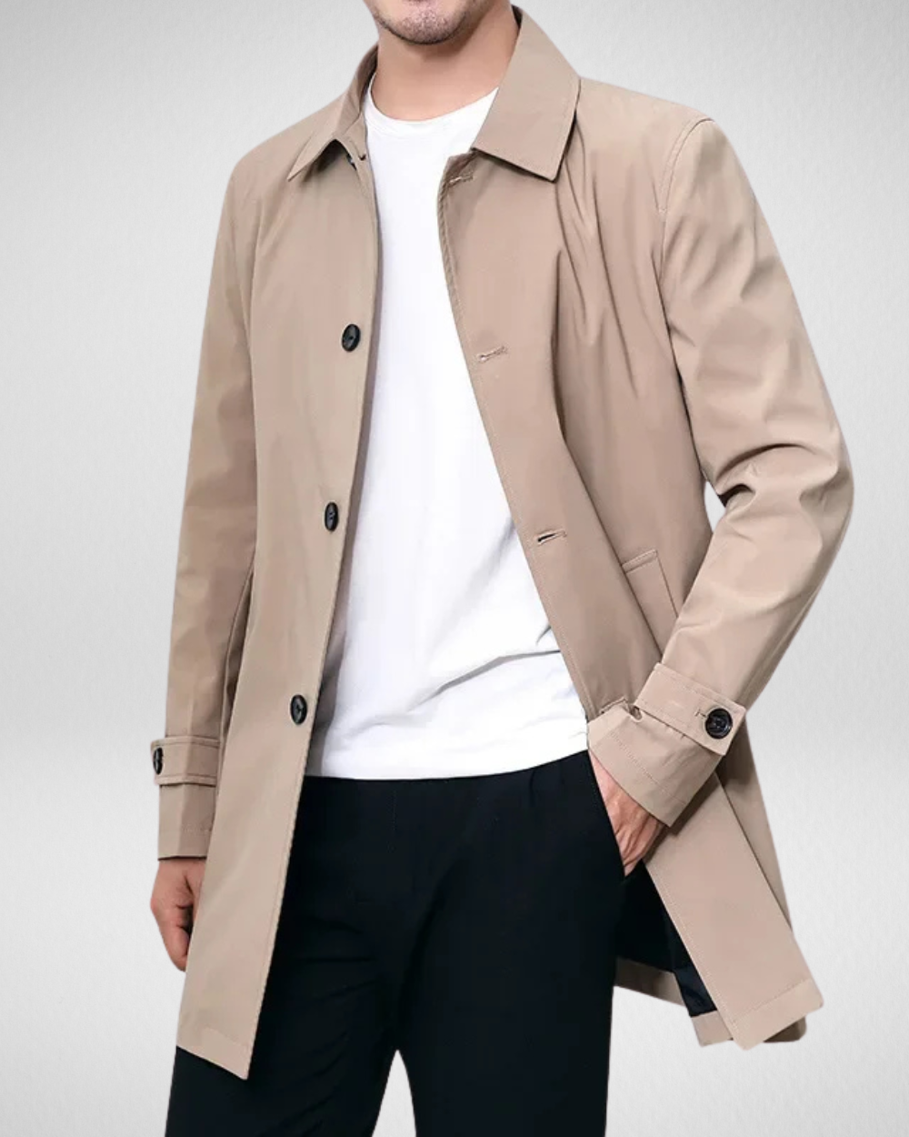 Hugo Men's Overcoat | Water-Repellent, Stylish 5