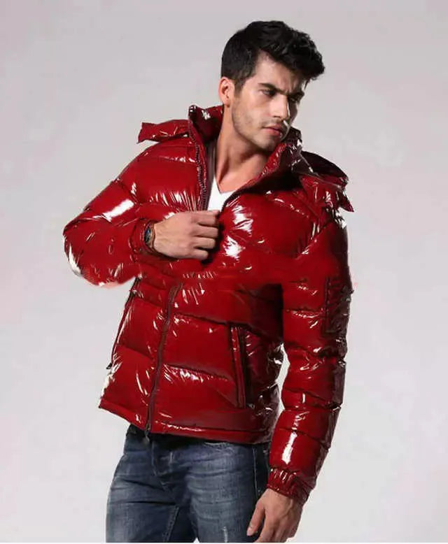 Hugo Men's Puffer Jacket | Shiny, Stylish Insulation 2