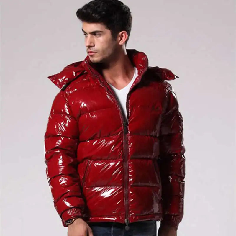 Hugo Men's Puffer Jacket | Shiny, Stylish Insulation 4