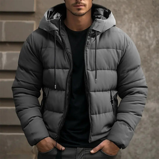 Hugo Men's Puffer Winter Jacket | With Hood and Practical Pockets 0