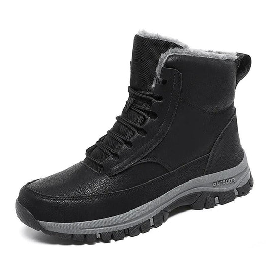 Hugo Men's Snow Boots | Waterproof Leather, Fleece Lining 1
