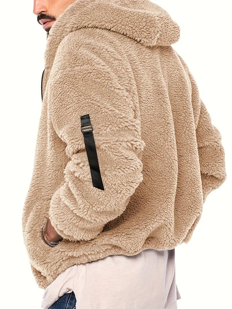 Hugo Men's Teddy Jacket | Cozy Plush Fabric 3