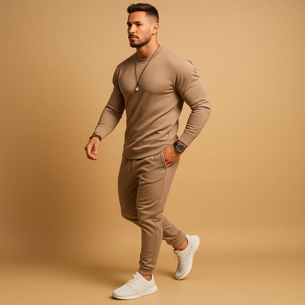 Hugo Men's Tracksuit | Slim Fit Cotton Blend, Modern Sweater and Jogging Pants 3