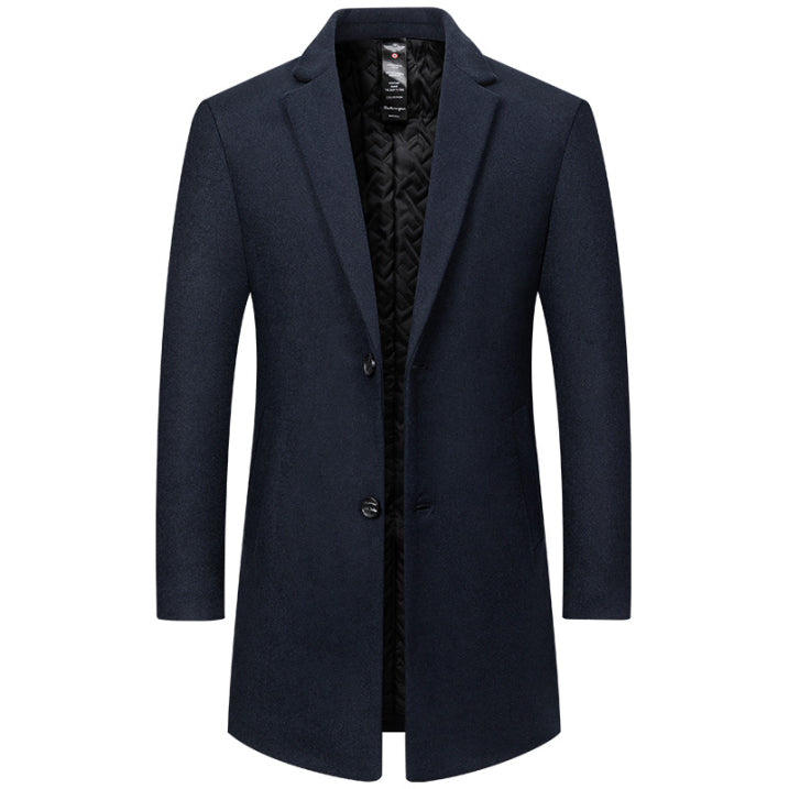 Hugo Men's Trench Coat | Long Cut, High-Quality Fabric, Timeless Design 0