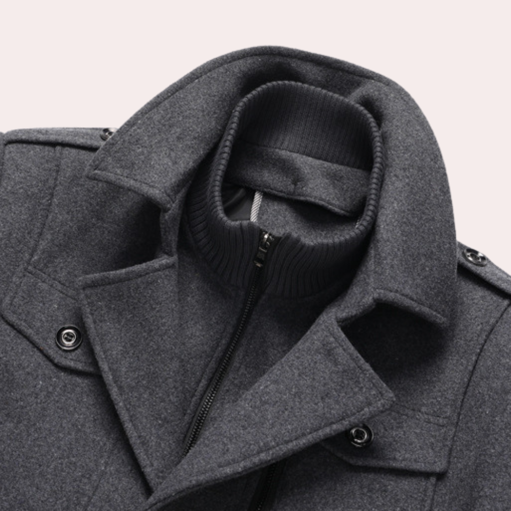 Hugo Men's Trench Coat | Thermal Lining, Windproof 2