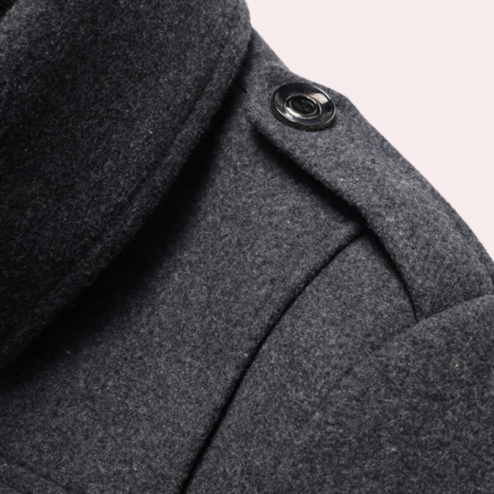 Hugo Men's Trench Coat | Thermal Lining, Windproof 3