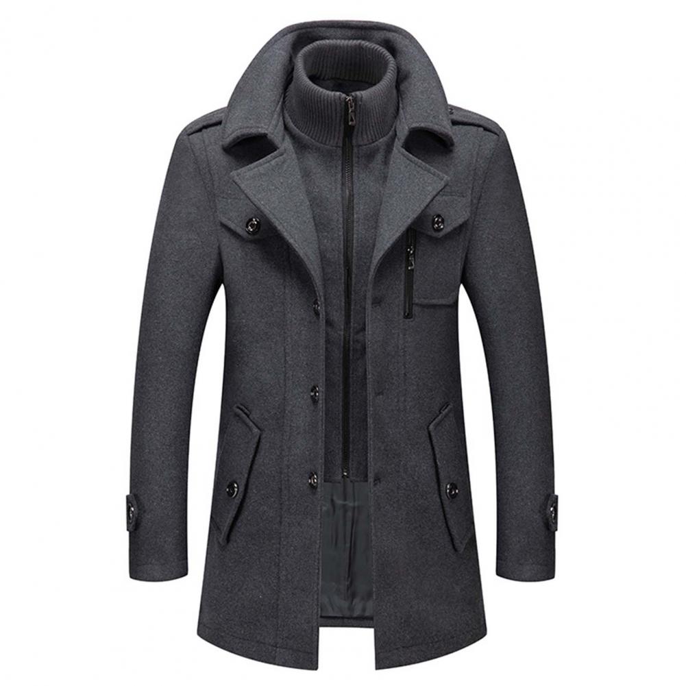 Hugo Men's Trench Coat | Thermal Lining, Windproof 6
