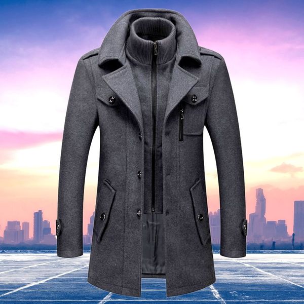 Hugo Men's Trench Coat | Thermal Lining, Windproof 7