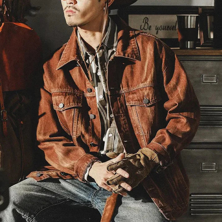 Hugo Men's Western Jacket | Retro Style, Classic Design 2