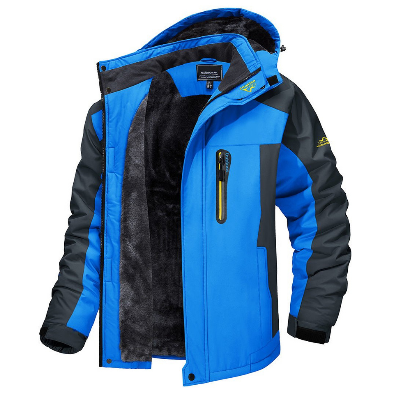 Hugo Men's Winter Jacket | Adjustable Hood, Insulating Lining 0