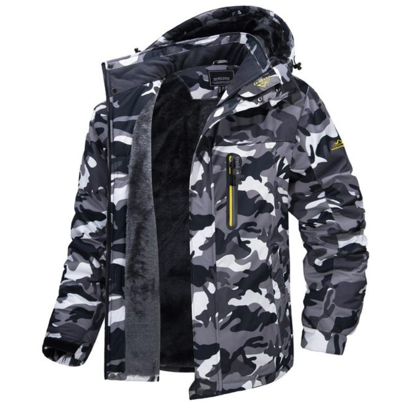 Hugo Men's Winter Jacket | Adjustable Hood, Insulating Lining 5