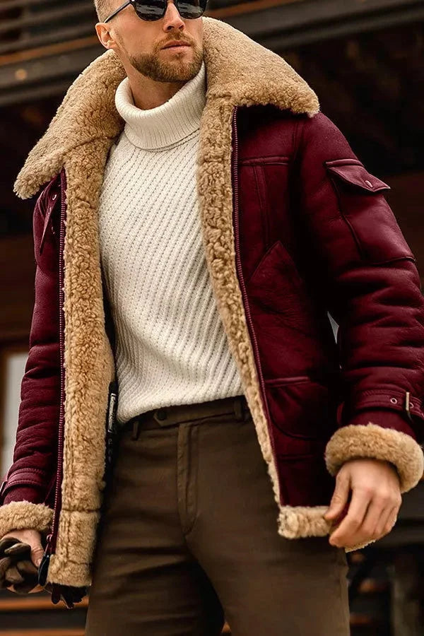 Hugo Men's Winter Jacket | Faux Fur, Stylish & Cozy 2