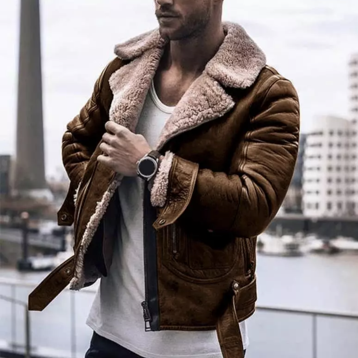 Hugo Men's Winter Jacket | High-Quality Insulation, Stylish Design 1