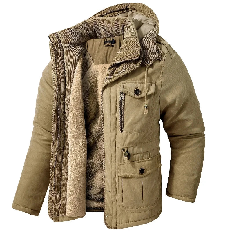 Hugo Men's Winter Jacket | Water-Resistant with Fleece Lining 0