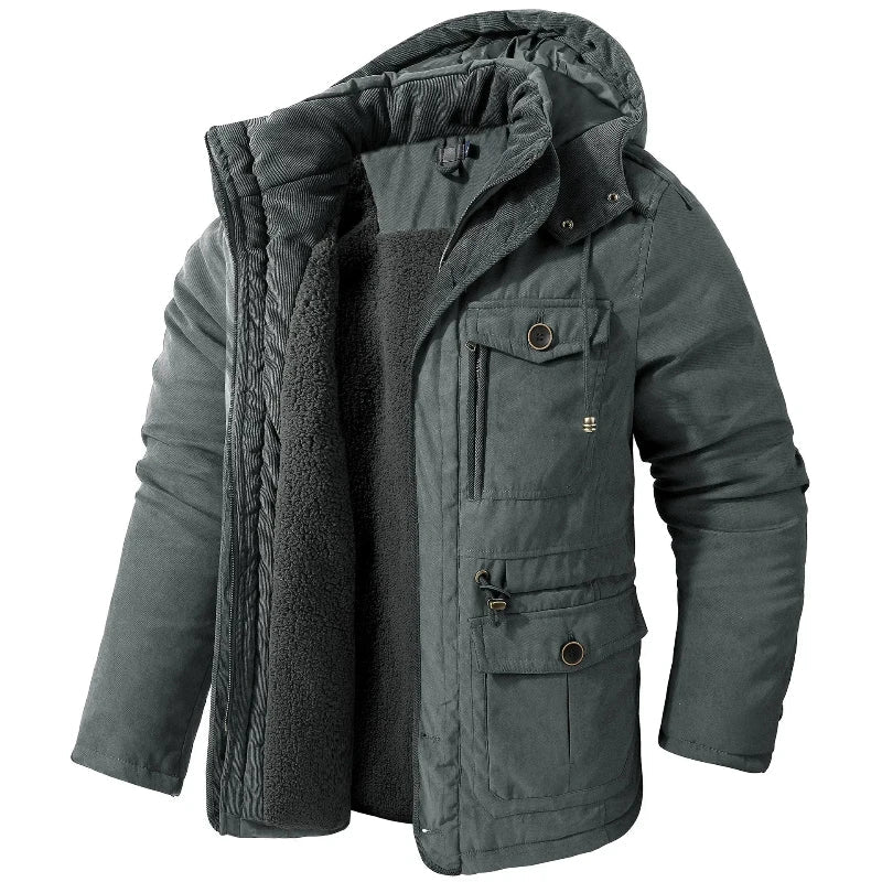 Hugo Men's Winter Jacket | Water-Resistant with Fleece Lining 3