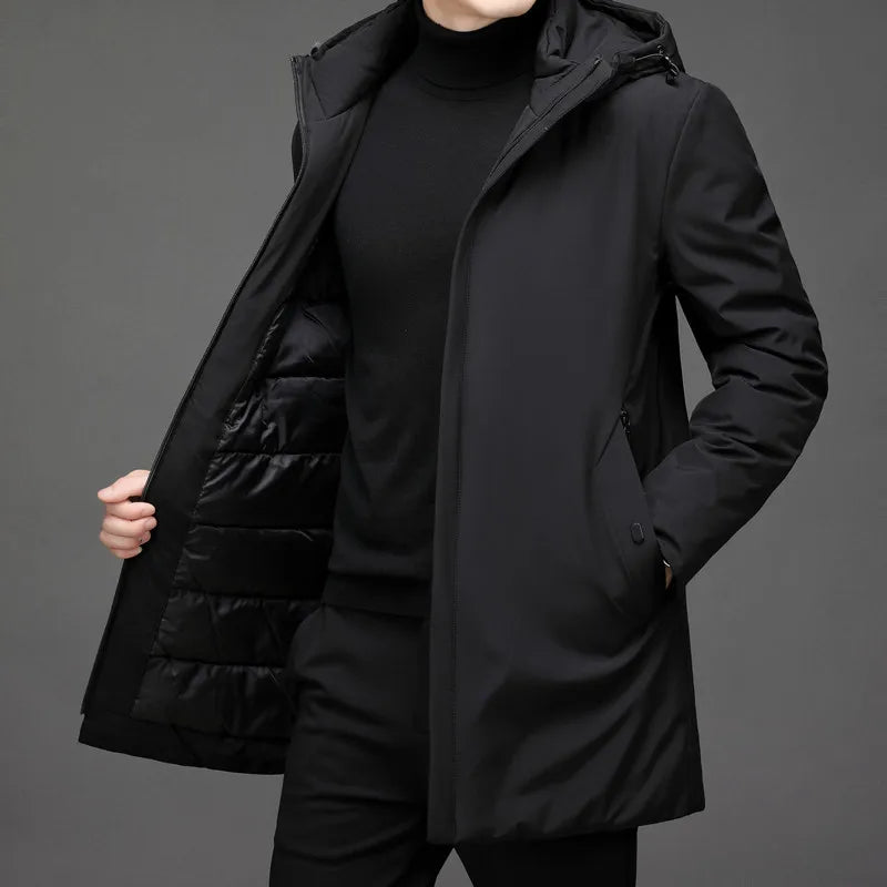 Hugo Men's Winter Jacket | Waterproof, Warm Fleece Lining 4