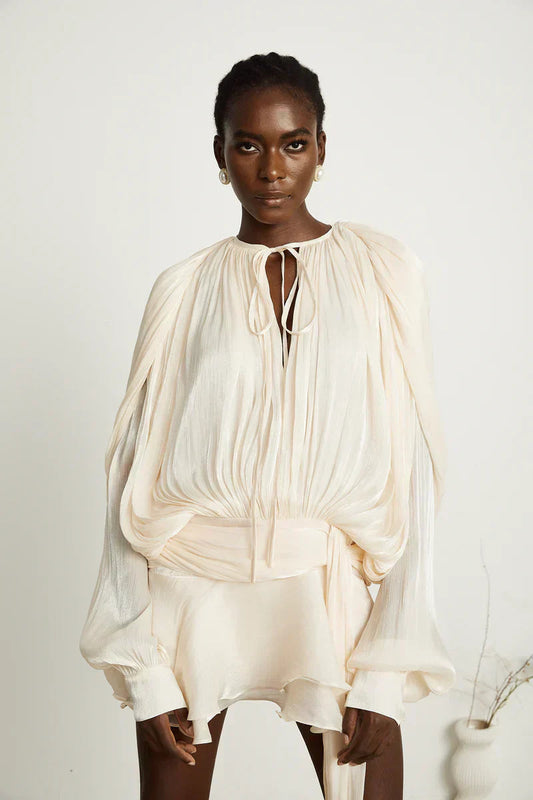 ISMARA | Dress with Balloon Sleeves and Flattering Waist 0