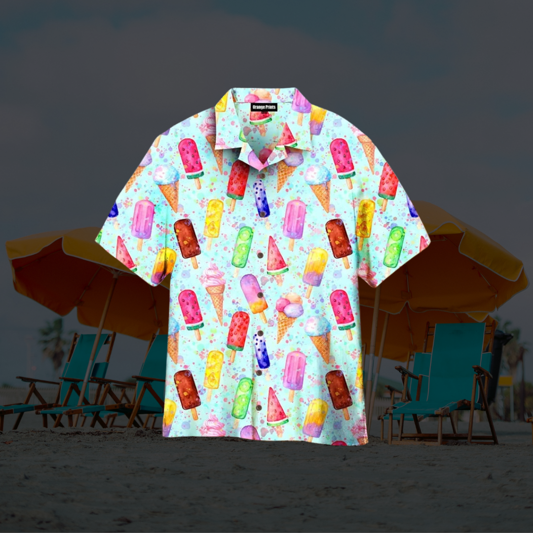 Icy Summer Men's Shirt | Lightweight, Short Sleeve 4
